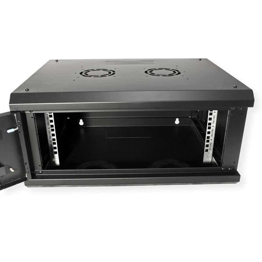 ROLINE 19" Wall Cabinet Basic Plus 4U, 600x450 BxT black