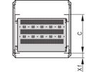 SCHROFF Varistar 19'' Shelf, Stationary, 75 kg, RAL 7035, 600W 500D