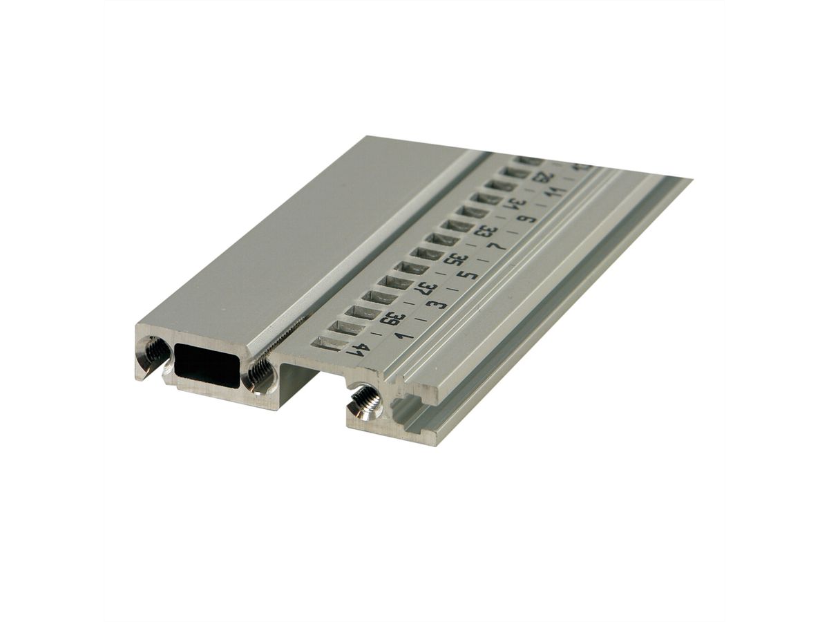 SCHROFF horizontale rail achter type R-ST, robuust, standaard, 40 pk