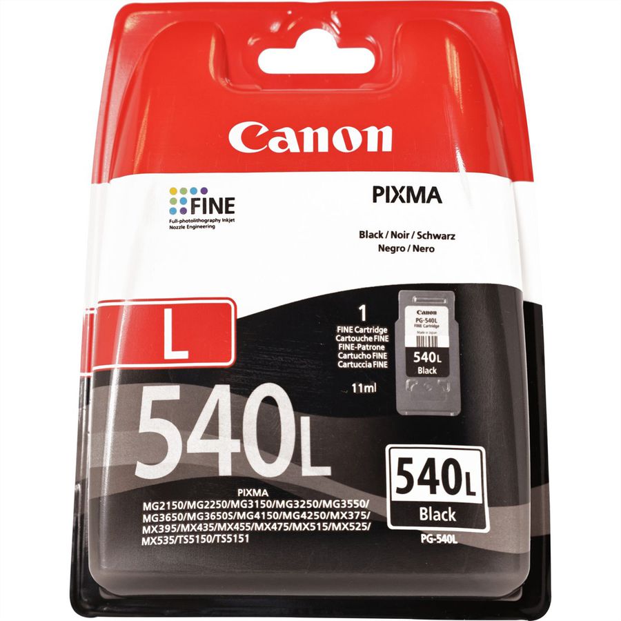 PG-540XL, printkop, zwart