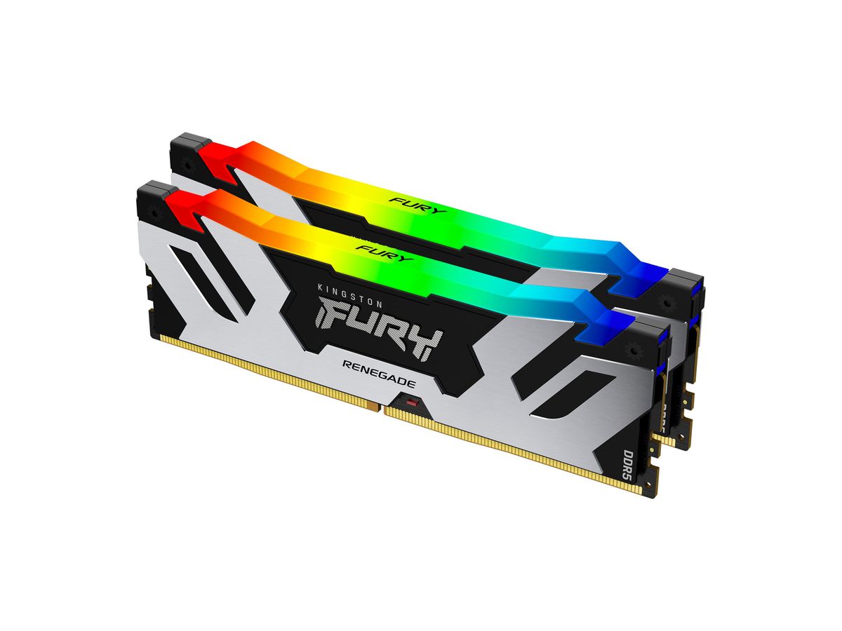 Kingston Technology FURY 96GB 6400MT/s DDR5 CL32 DIMM (set van 2) Renegade RGB XMP