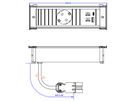 BACHMANN KAPSA S 1xCEE7/3, 1xUSB A/C 22W 0.2m GST18