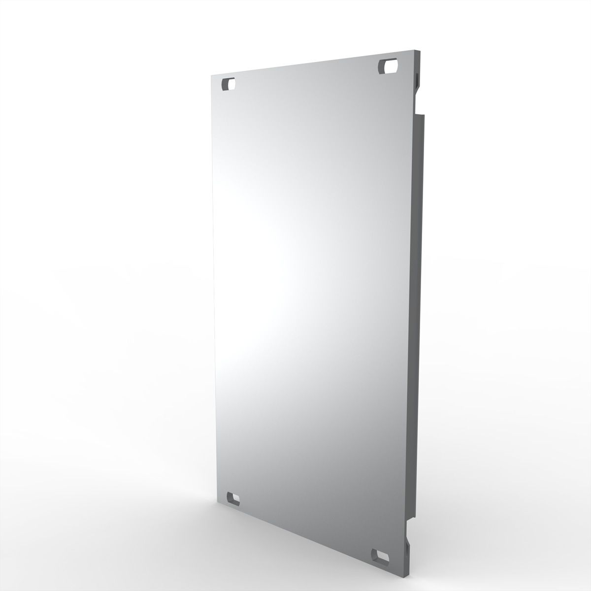 SCHROFF Front Panel, U-profile, Refrofit Shielding, 3 U, 14 HP, 2.5 mm, Al, Front Anodized, Rear Conductive