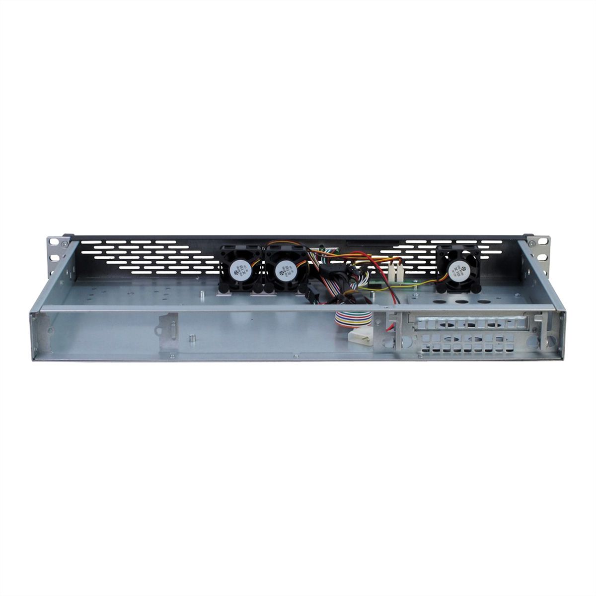19" Server behuizing, 1UH, 1U-K-125L, zwart