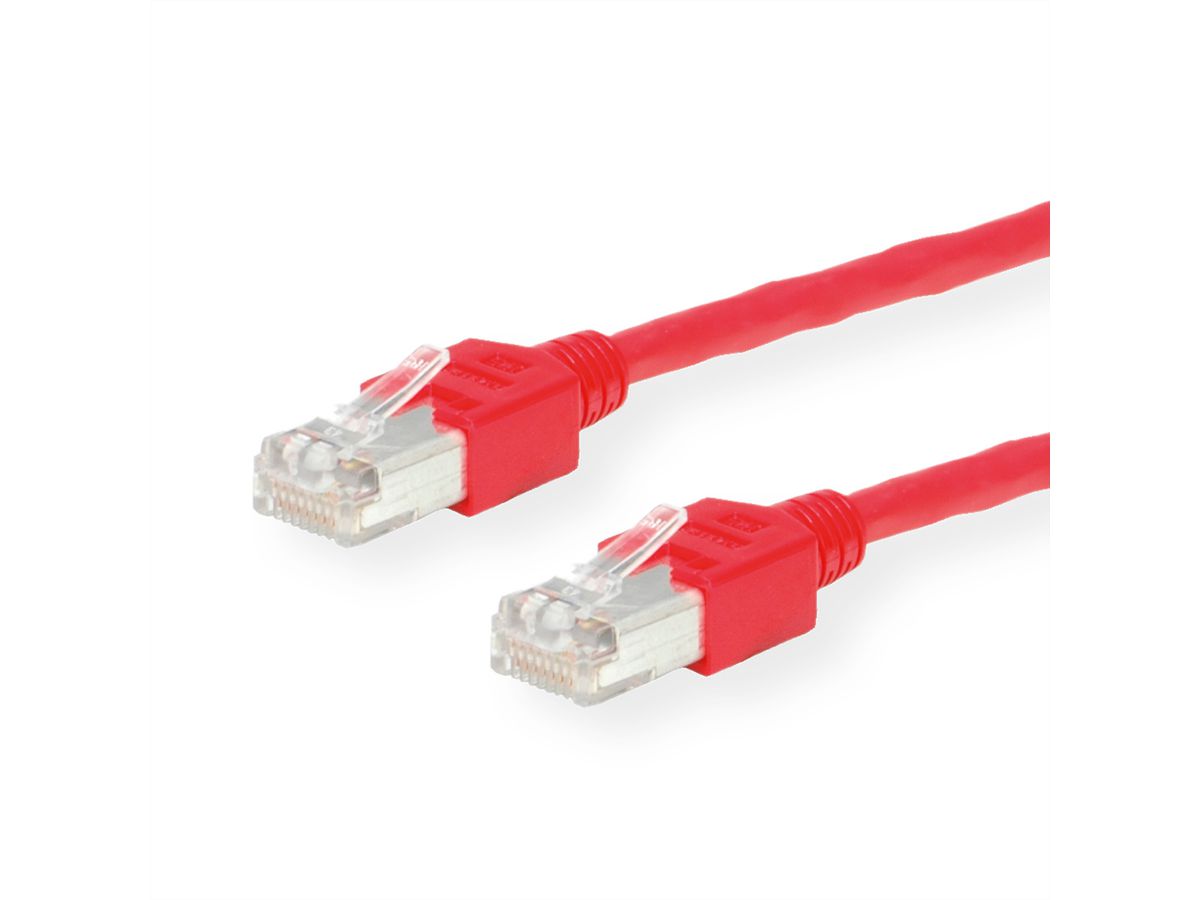 KERPEN D1-20 SF/U konf.Cat.5e (Class D), HiRose, crossed, rood, 2 m