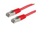 VALUE Patchkabel Cat.6 (Class E) S/FTP (PiMF), rood, 10 m