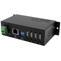 EX-6003HMVS Ethernet 1Gigabit to 4x USB 2.0 Ports, with 15KV ESD Overvoltage Protection in Metal Case