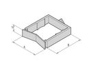 SCHROFF Varistar Cable Eye for Depth Member, 47x50 mm