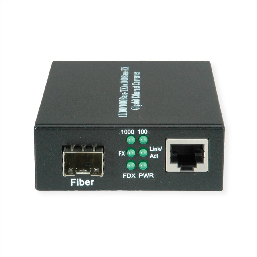 VALUE Gigabit Ethernet Converter, RJ-45 - SFP