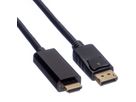 ROLINE DisplayPort Cable, DP - UHDTV, M/M, black, 5 m