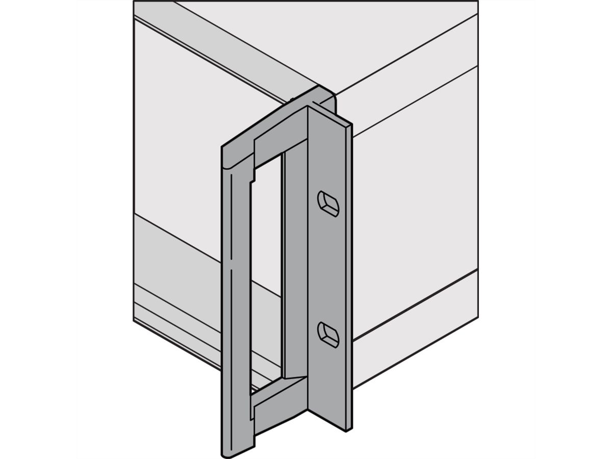 SCHROFF 19" Mounting Bracket With Handle for Retrofitting, RatiopacPRO AIR, 6/7 U