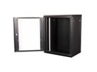VALUE 19-Zoll Wandgehäuse 15HE, 600x450mm schwarz, Bausatz