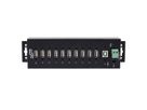 XSYS EX-1170HMVS 10-poorts USB 2.0 metalen HUB, 15KV Overspanningsbeveiliging