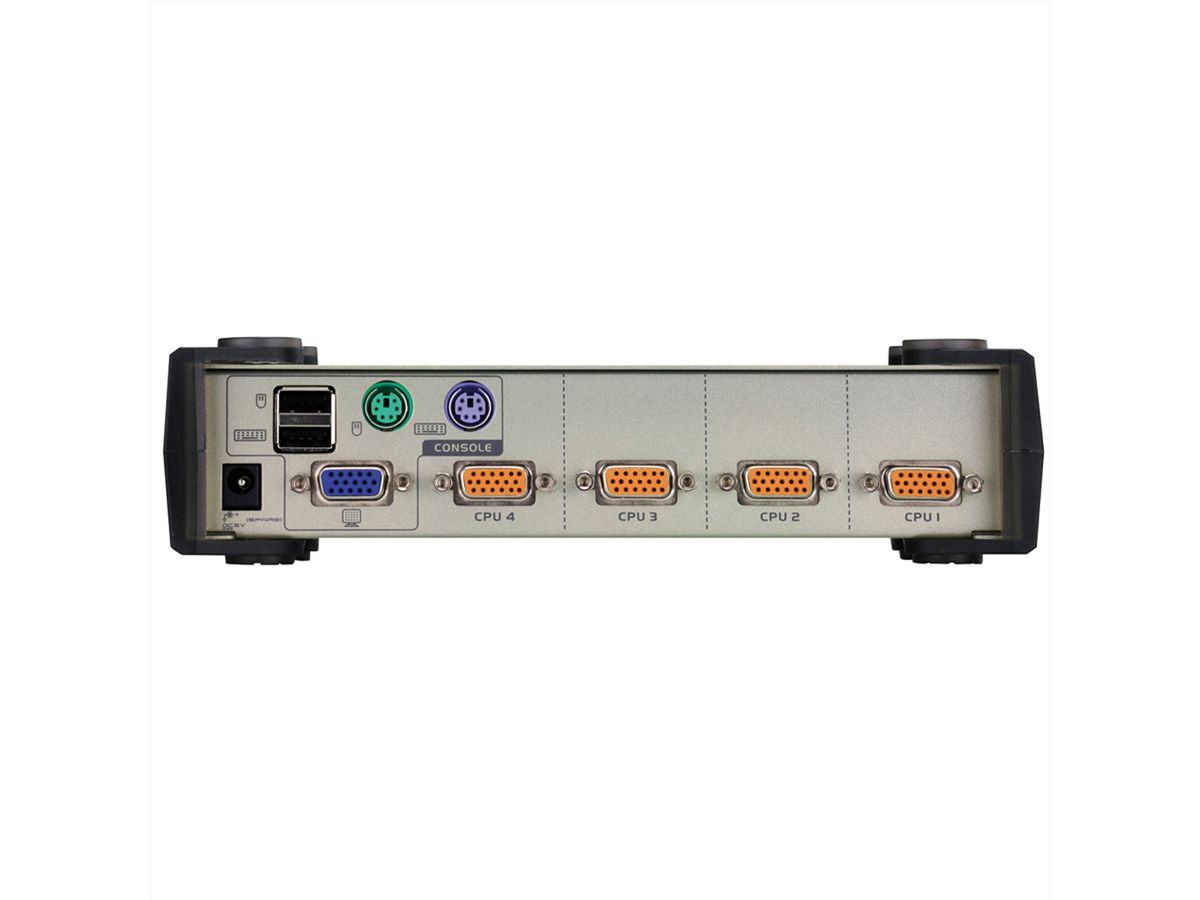 ATEN CS84U KVM Switch VGA, PS/2+USB, 4 Poorts