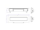 BACHMANN TOP FRAME desktop Sym 8voudig RAL9006 behuizing zwart
