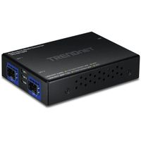 TRENDnet TFC-G21SFP 1000BASE-T to Dual SFP Fiber Media Converter, Redundant Mode