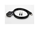 EXSYS EX-1311-2F USB 2.0 zu 1 x Seriell RS-232 1.8 Meter Kabel mit 9 Pin Buchse LED Anzeige