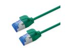 ROLINE Patchkabel Kat.6A (Class EA) S/FTP (PiMF) , LSOH, PoE, groen, 0,3 m