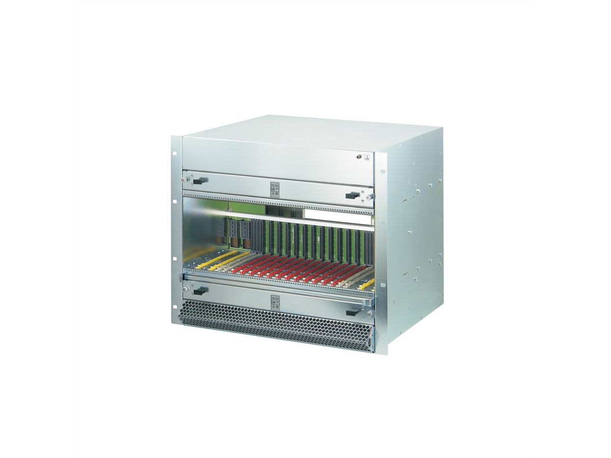 SCHROFF MTCA.0 Systeem voor 2 AMC-modules, enkelvoudig, volledig, 1 HE