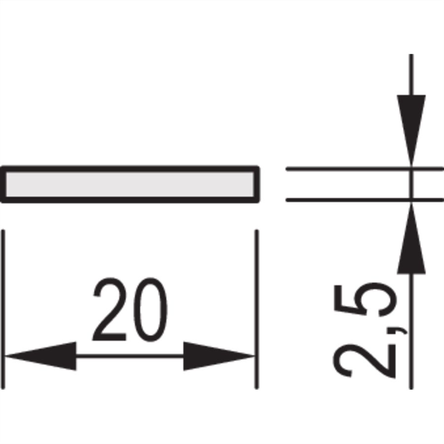 SCHROFF Voorpaneel, plat, niet afgeschermd, D-Sub uitsparing, 3 HE, 4 HE, 3 x 9 pen, 2,5 mm, Al, geanodiseerd vooraan, geleidend achteraan