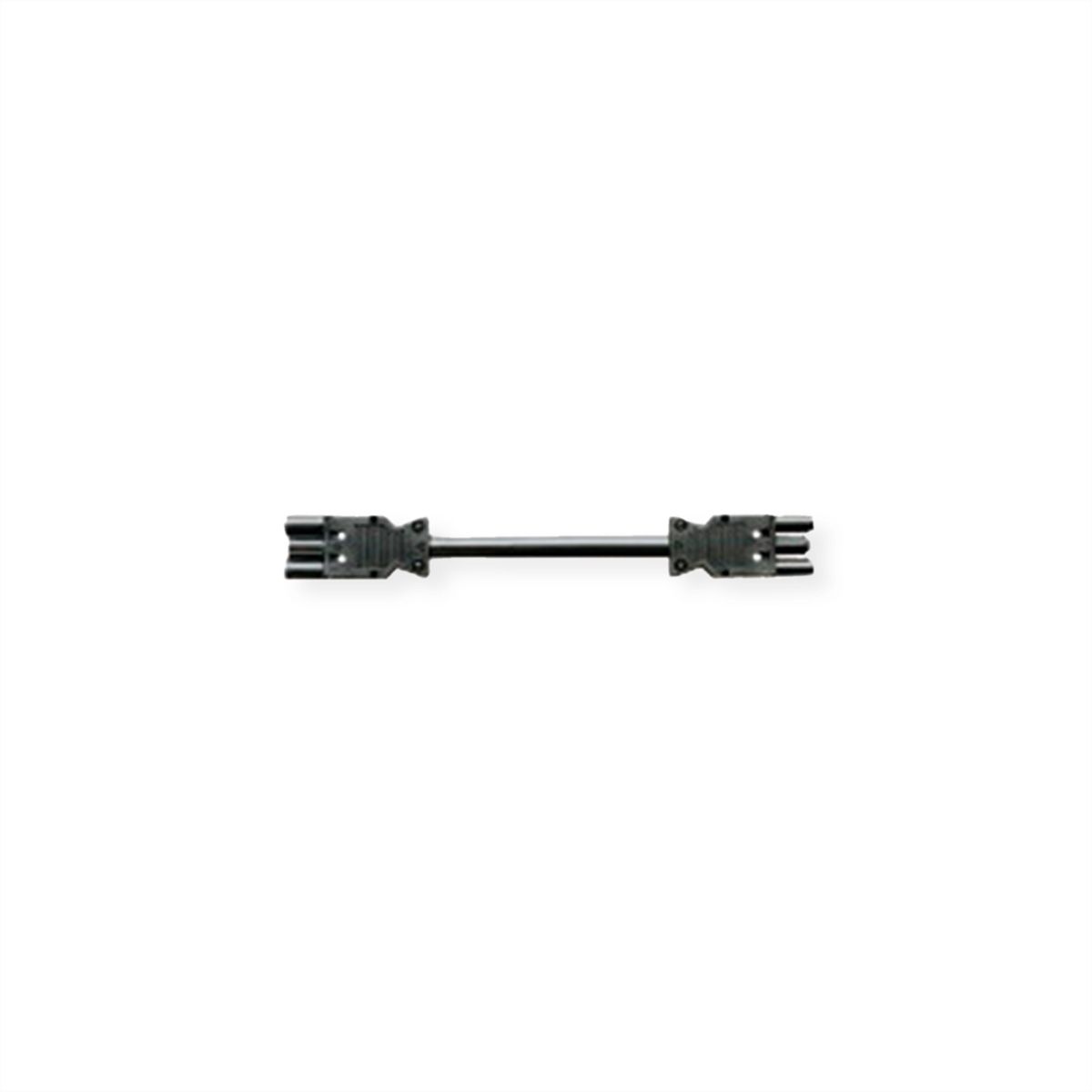 BACHMANN verlengkabel GST18-3 male/female, zwart, 2 m