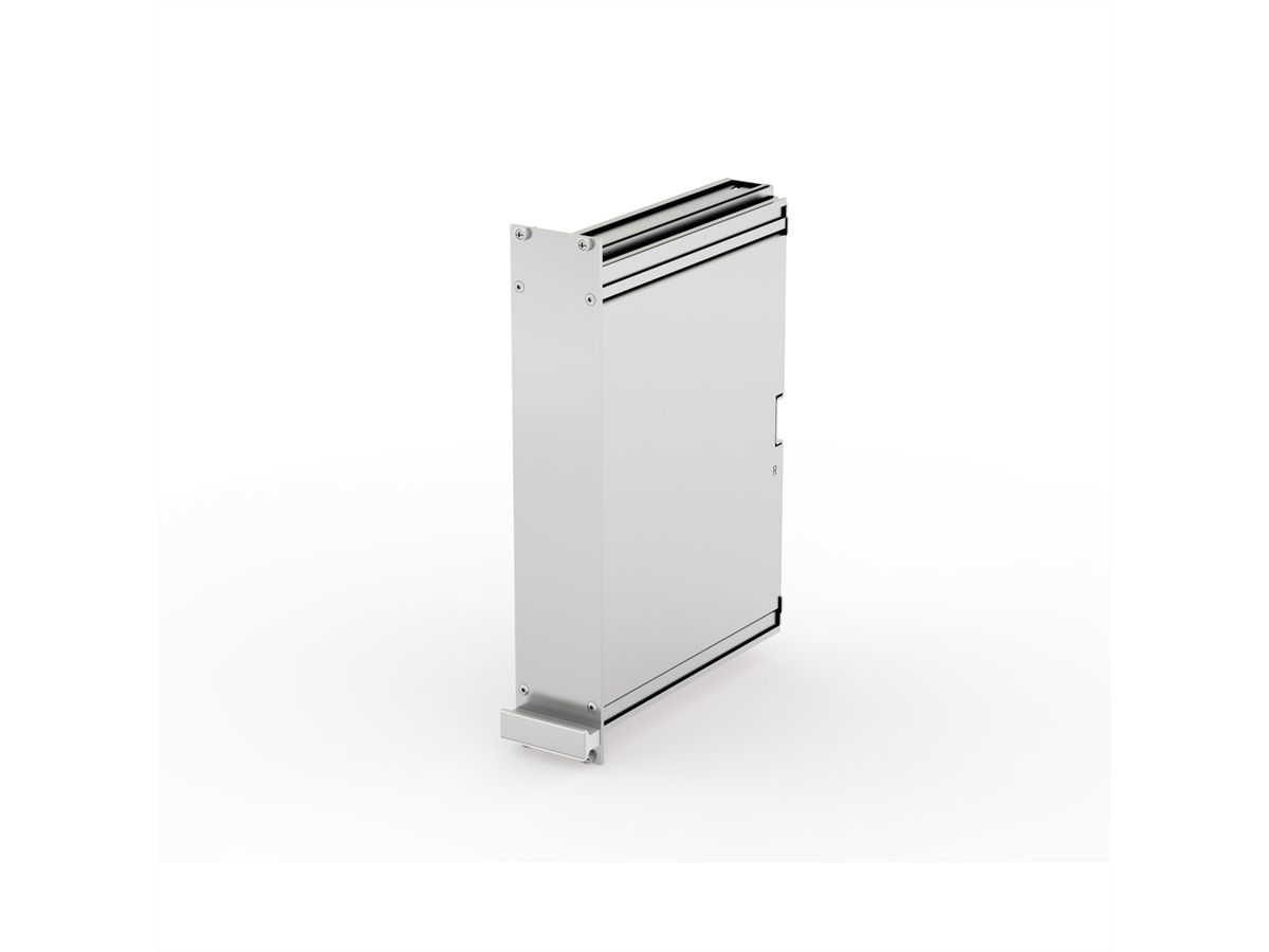 SCHROFF insteekmodule met frame PRO, gladde afdekking, 1 connector, 6 HE, 10 HE, 167 mm