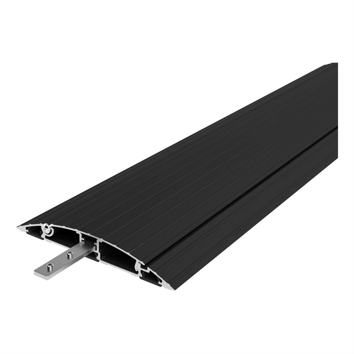 DATAFLEX Addit cable protector, straight 453, black, 118 cm
