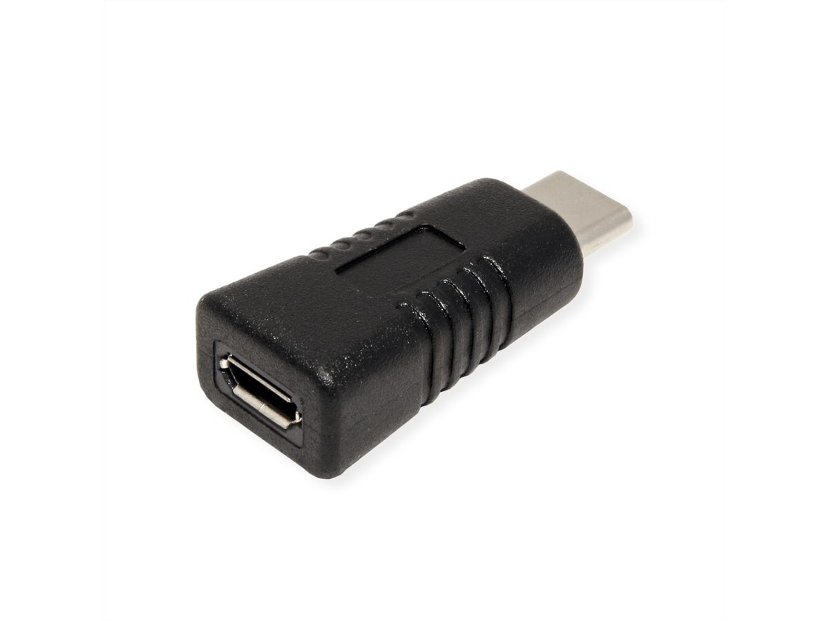 VALUE USB 2.0 Adapter, Type C - Micro B, M/F, OTG