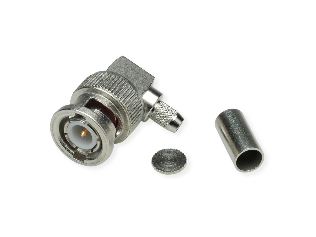 TELEGÄRTNER BNC Straight Plug, crimp/crimp G13 (0.4/2.5) Professional