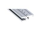 SCHROFF horizontale rail, voorzijde, type L-OD, licht, zonder lip, 63 pk