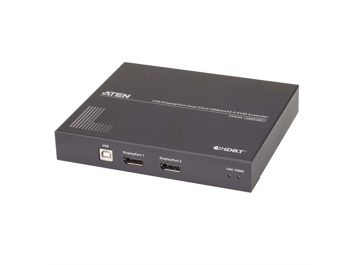 ATEN CE924 USB DisplayPort Dual Display HDBaseT 2.0 KVM extender