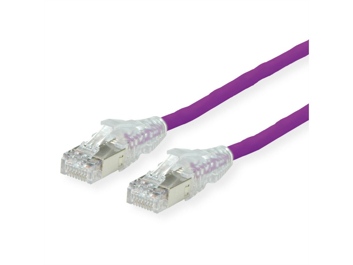 DÄTWYLER Patchkabel Kat.6A (Class EA) S/FTP, CU 7702 flex LSOH, AMP v2, violett, 20 m