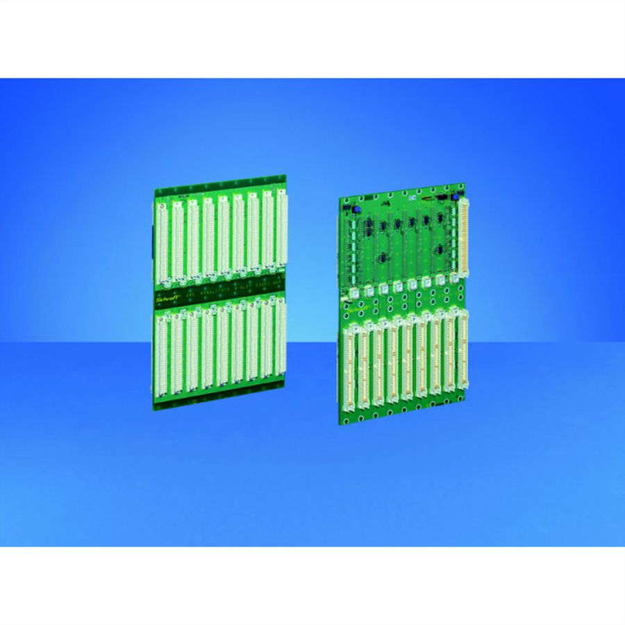 SCHROFF VMEbus J1/J2 Backplane, 6 U, 7 Slots