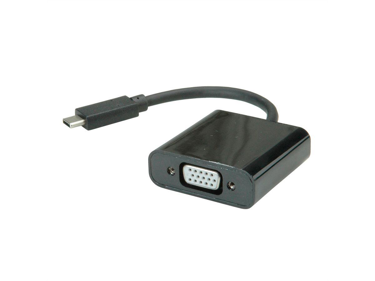 VALUE Beeldschermadapter USB Type C - VGA, Audio