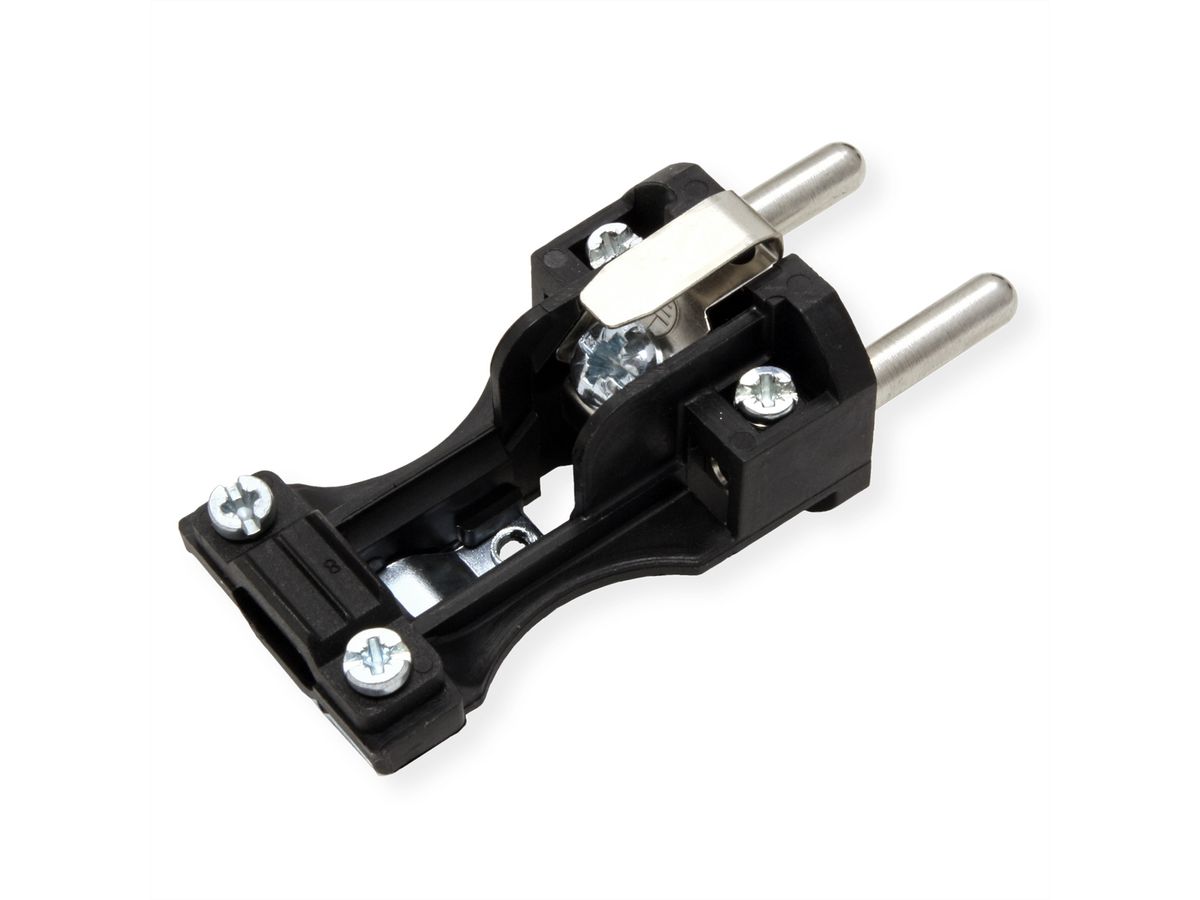 BACHMANN solid rubber plug, French system, IP44, black