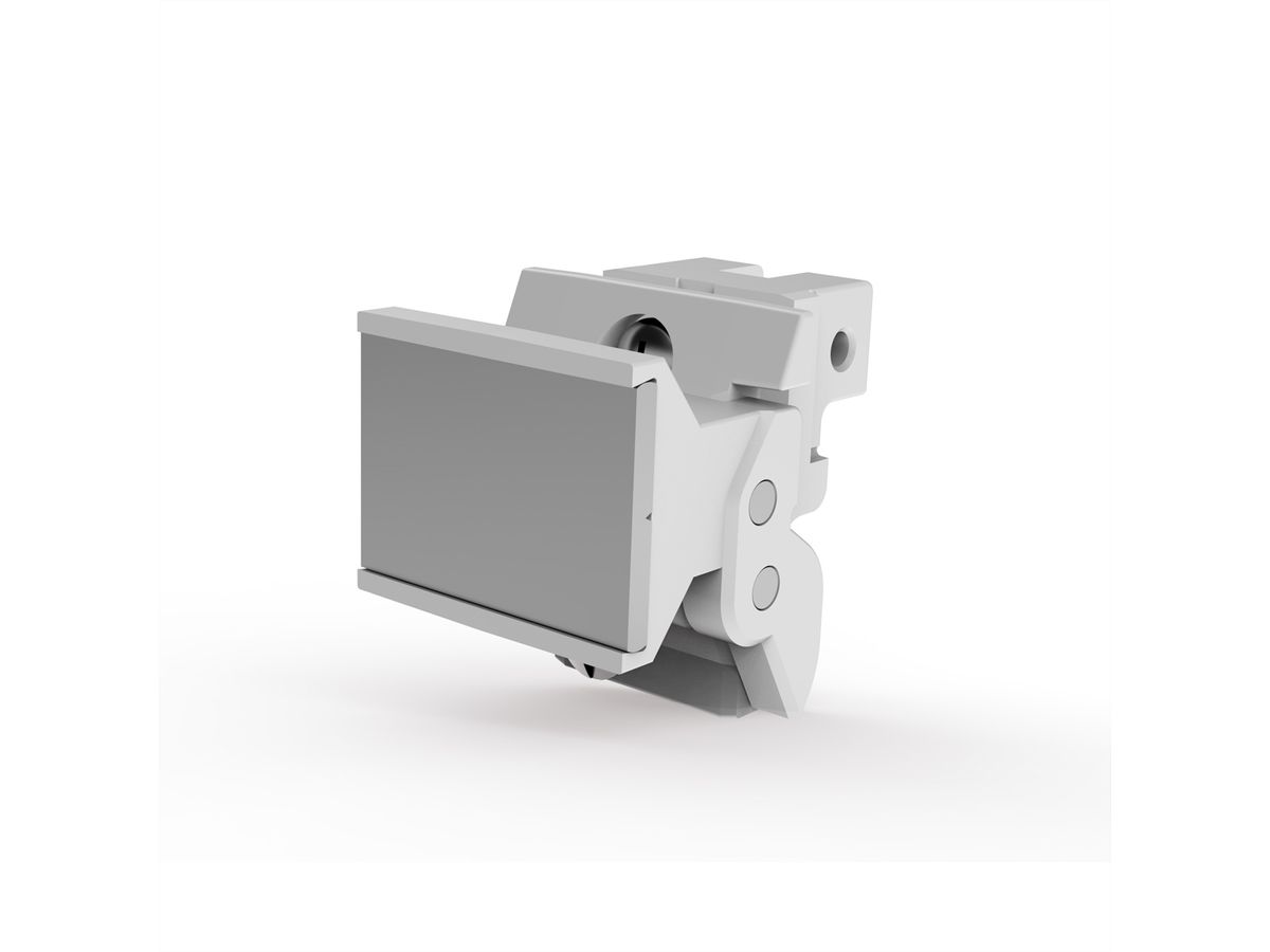 SCHROFF Extractor Handle Trapezoid Form, Type 2, RAL 7035, With Alignment Pin