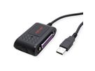 ROLINE Converter Cable USB to RS-232+DB25