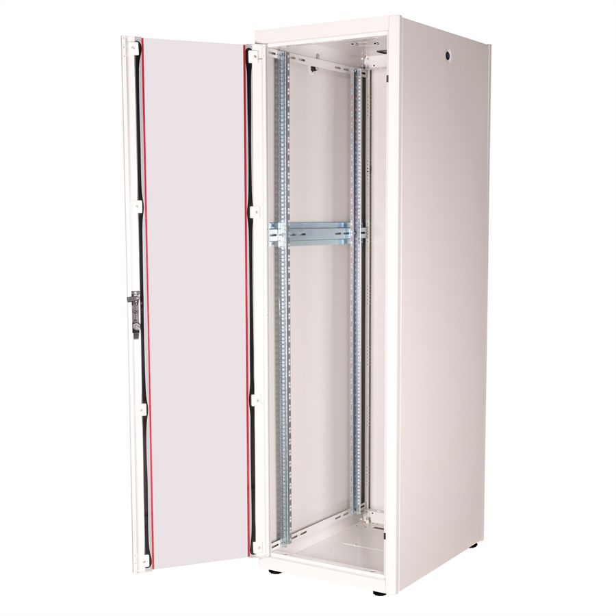 ROLINE 19-inch Network Cabinet Basic 42 U, 600x800 WxD glass door grey