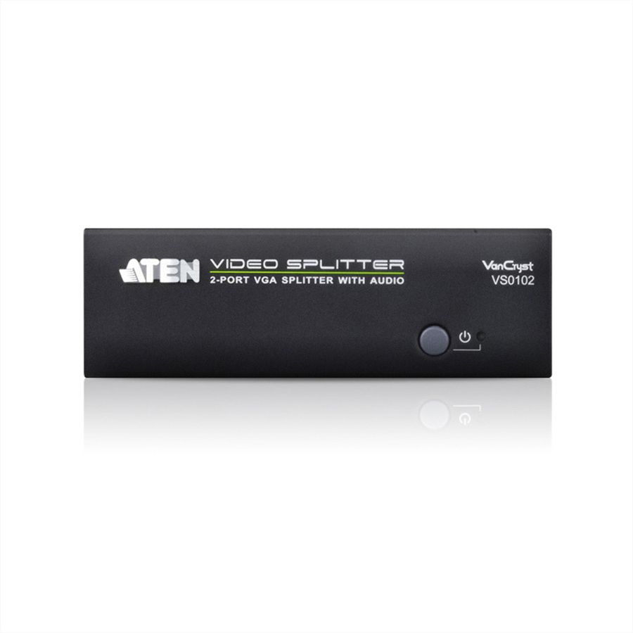 ATEN VS0102 VGA Video Splitter, 450MHz, Audio, RS232, 2-voudig