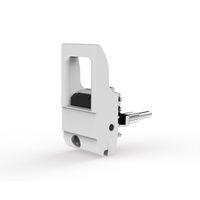 SCHROFF Inserter/Extractor Handle Type IET, Grey Lever, Black Button, Bottom, 100 Pieces