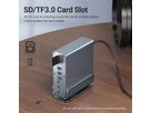 VALUE Dockingstation USB-C, HDMI/DP 4K60, Gigabit Ethernet, USB-A, USB-C, PD, SD/microSD, Audio