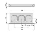SCHROFF 19'' Fan Unit, 1 U, Speed Control and Monitoring, 3 Fans, 24 VDC, Speed-controlled and function-monitored