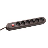 BACHMANN SMART 6xCEE7/3 brown, 6x earthing contact