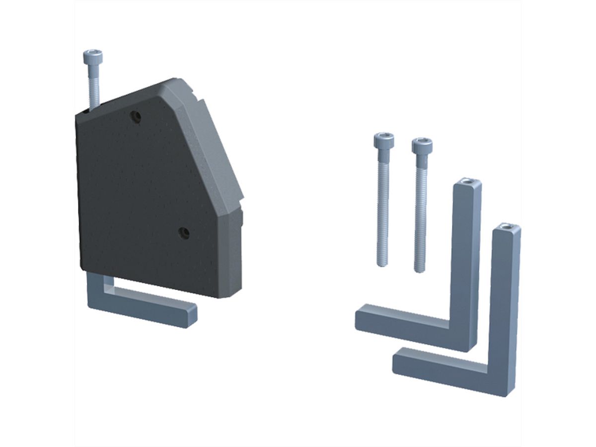 BACHMANN DESK montagebeugel voor tafelbladdiktes tot 50 mm