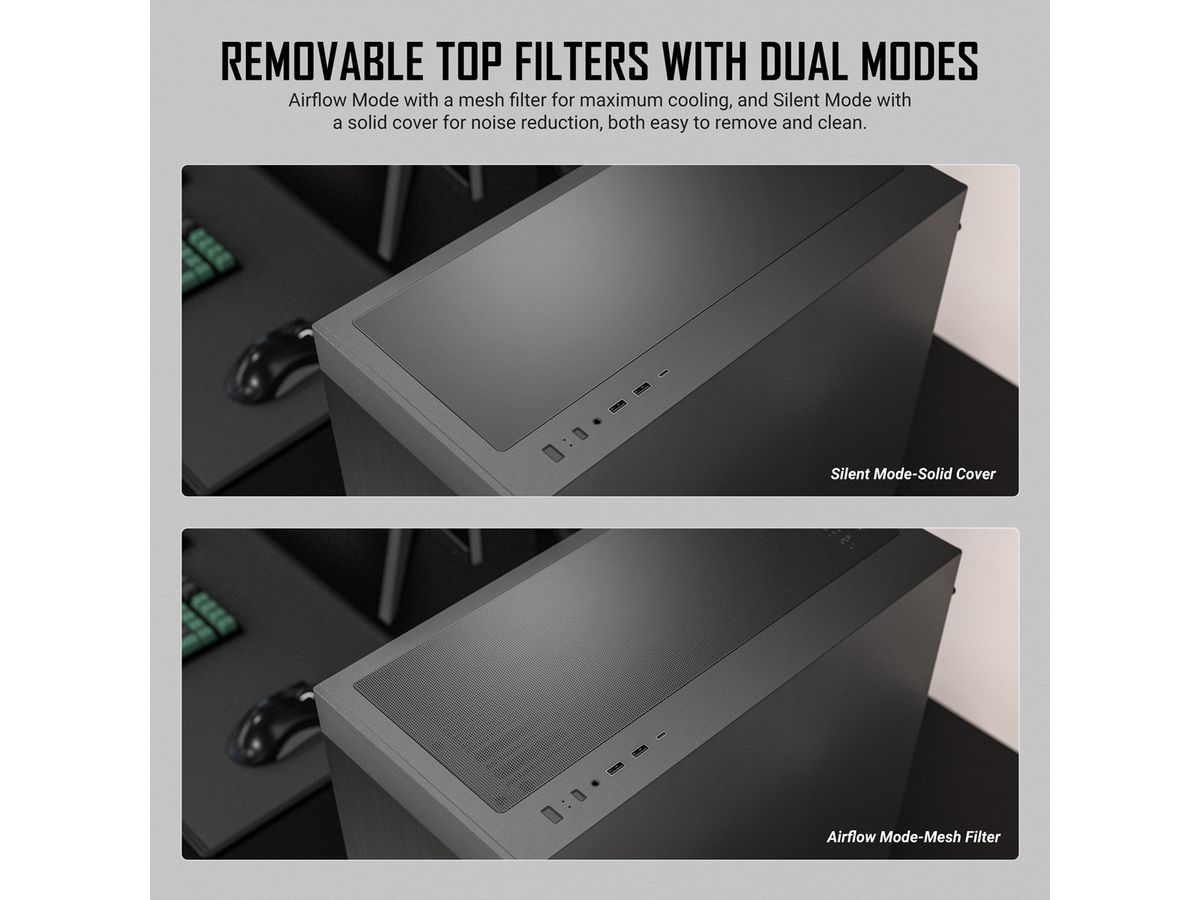 ANTEC Performance P7S Mid-Tower ATX, M-ATX and ITX PC Case, silver