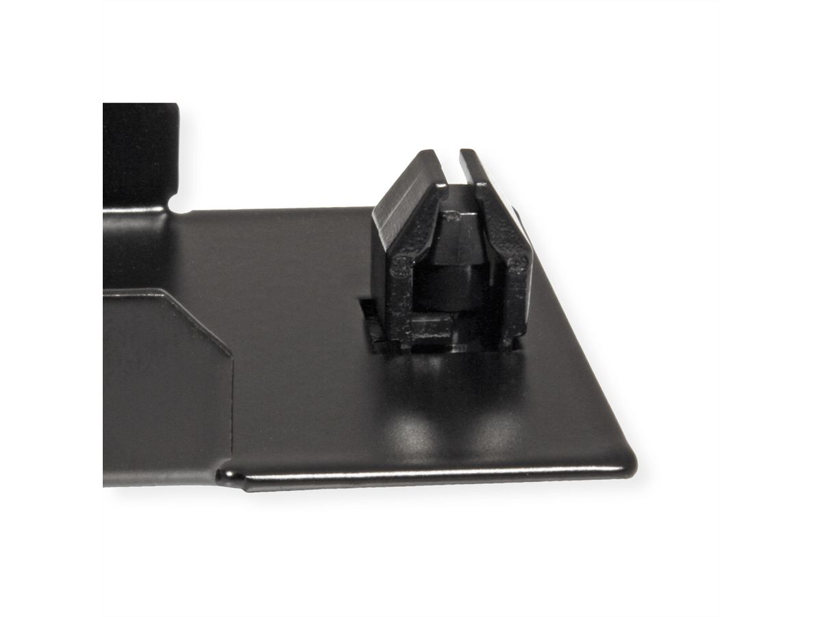 VALUE 19" Blank Panel, Snap-in, 1U, Metal, black