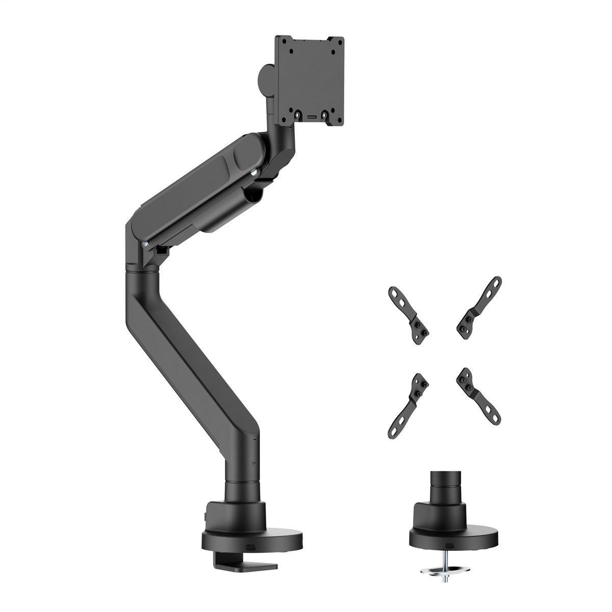 ROLINE Heavy-Duty Gas Spring Monitor Arm, <27 kg, <144,8cm (57")