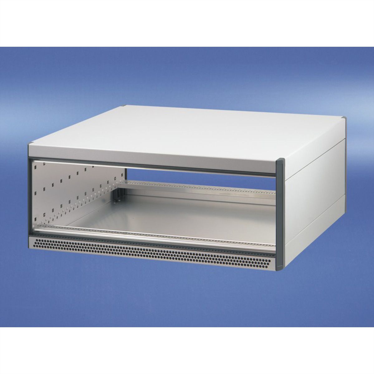 SCHROFF RatiopacPRO AIR Desktop Case, Retrofittable Shielding, Front Trim, 6/7 U, 63 HP, 315 mm