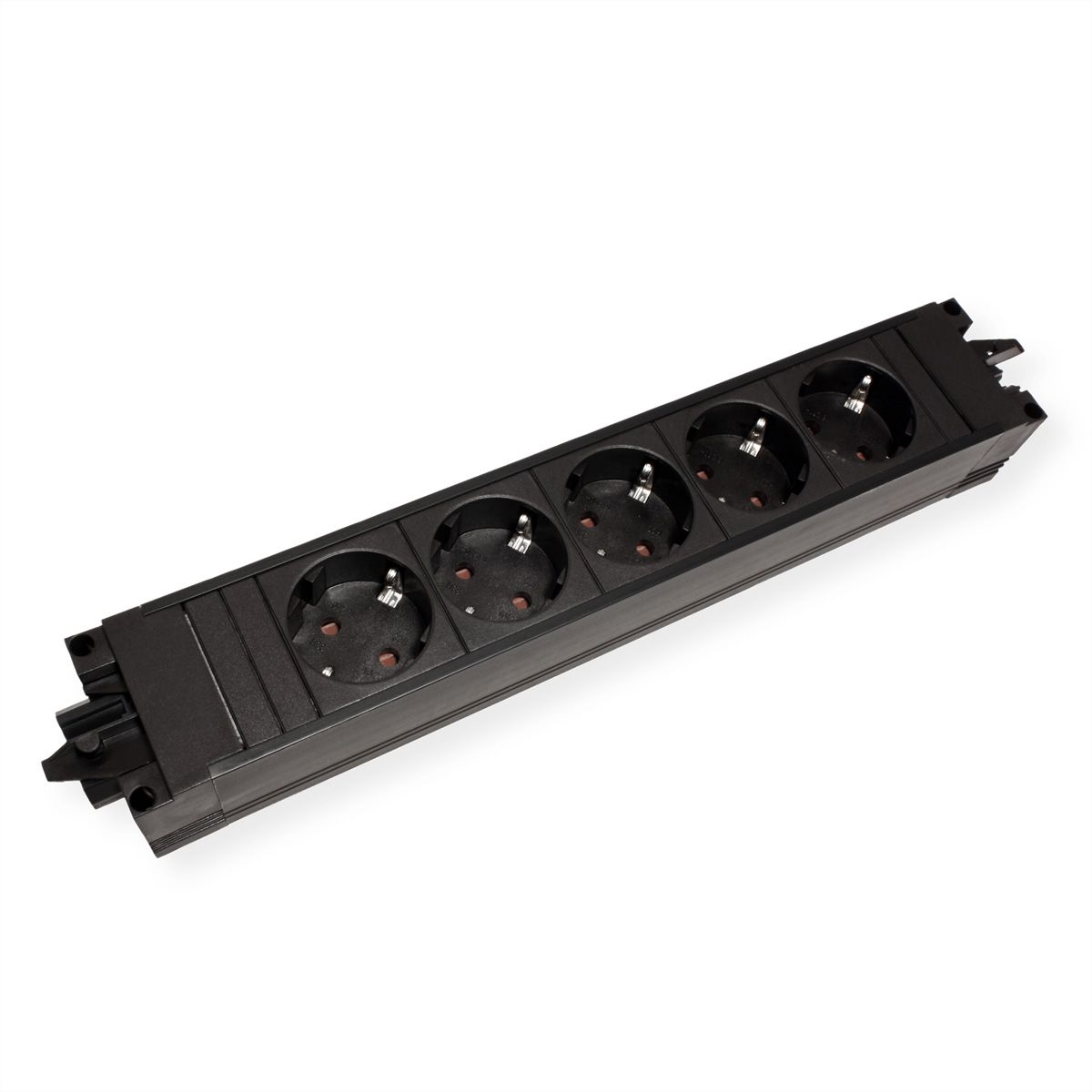 BACHMANN STEP BASE 5x earthing contact, black