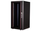 ROLINE 19-inch netwerkkast Basic 22 U, 600x600 BxD Glazen deur zwart